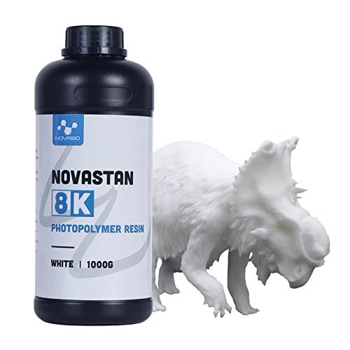NOVA3D Résine 3D mate 8K - 405 nm - Pour imprimante 3D UV - Pour imprimante 3D LCD DLP - Blanc - 1000 g (blanc) 9 NOVA3D Résine 3D mate 8K - 405 nm - Pour imprimante 3D UV - Pour imprimante 3D LCD DLP - Blanc - 1000 g (blanc)
