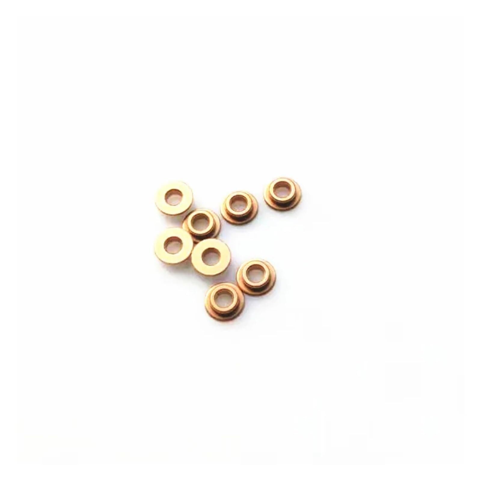 Rodamiento, 5 piezas interior 2 3 4 6 0.315 in con brida autolubricante rodamiento polvo metalurgia aceite cobre buje guía escalonada (0. x .472 .591 .630 .079 in)(6x10x12x14x2mm)