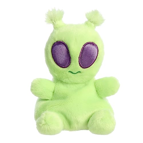 Image of Aurora® Adorable Palm Pals™ Ross Alien™ Stuffed Animal - Fun Collectible Plush for Kids and Adult Collectors - Perfect for Decorating Rooms and Birthday Gifts - Green 4.5 Inches