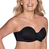 Vanity Fair womens Beauty Back Smoothing Strapless (34b - 44dd) Bra, Midnight Black, 36C US