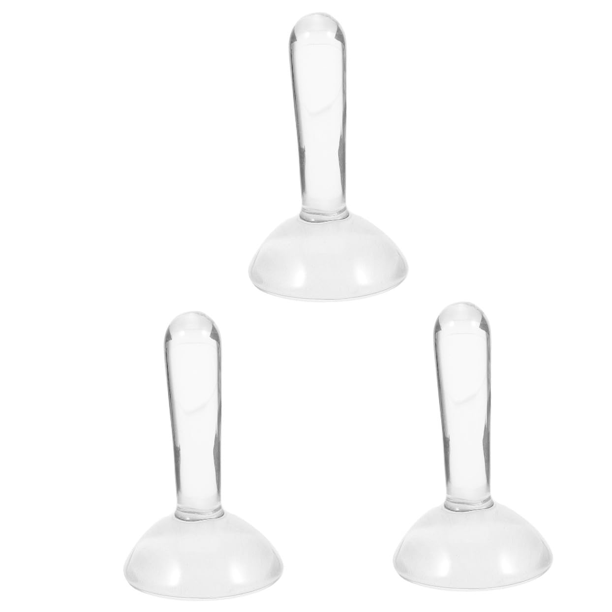 SEWACC 3stücke Pigmentmüller Aus Glas Ergonomischer Schleifstößel Für Malerei Zum Mahlen Von Farben Und Pigmenten Transparentes Design Langlebig Und Platzsparend Malzubehör Für
