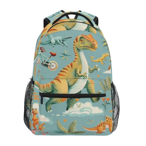 Cartable dinosaure vélo pour accompagner les voyages des enfants