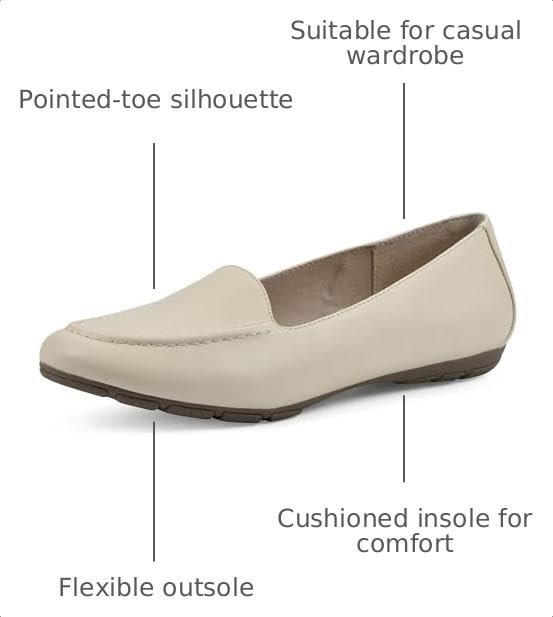 Image of CLIFFS BY WHITE MOUNTAIN Women's Gracefully Tailored Loafer Flat