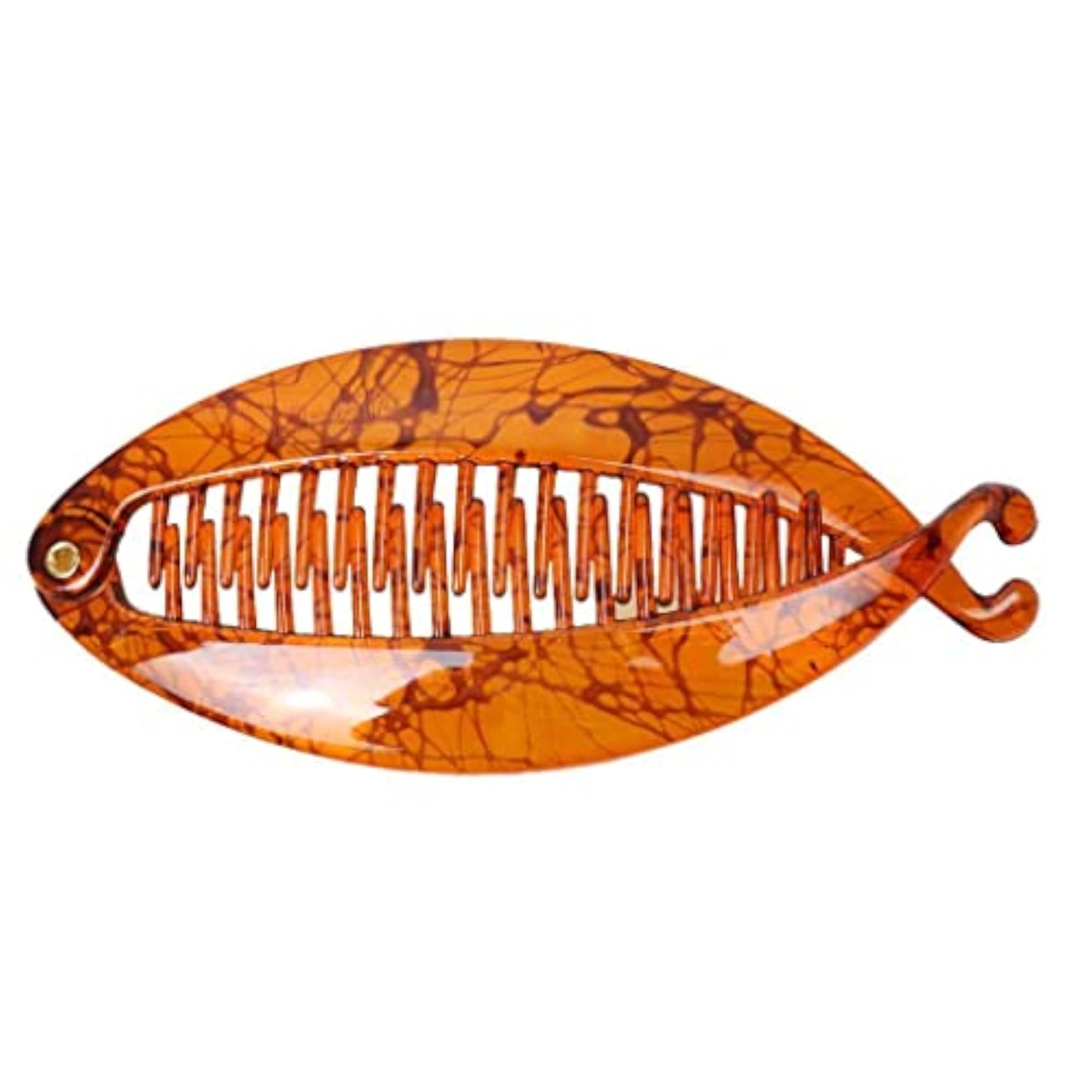 Resin Hair Claw Tail Fish Clip for Ladies