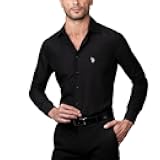 Slim Fit Long Sleeve Button Down Dress Shirts for Men Wrinkle Free Long Sleeve Shirt Mens Formal Stretch