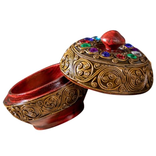 Boîte à bijoux pour rangement de boucles d'oreilles en bois