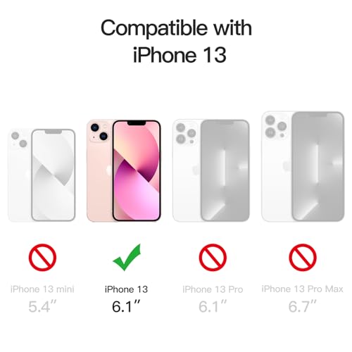 Jetech 3692F Magnetic Case For Iphone 13 6.1-Inch Compatible With Magsafe Wireless Charging thumb #1