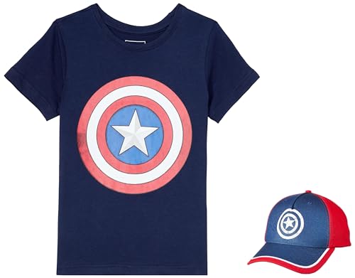 Image of Amazon Brand - Symbol Boy's Marvel Regular Fit T-Shirt, Cotton Crew Neck