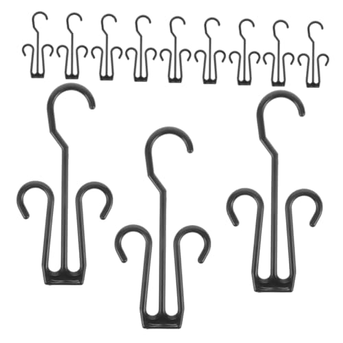 Happyyami 25pcs Wall Shoe Organizer Rack Double Storage Hanging Shelf for Boots Gloves Laundry Outdoor Indoor Space Saving Shoe Hanger for Closet and Wardrobe