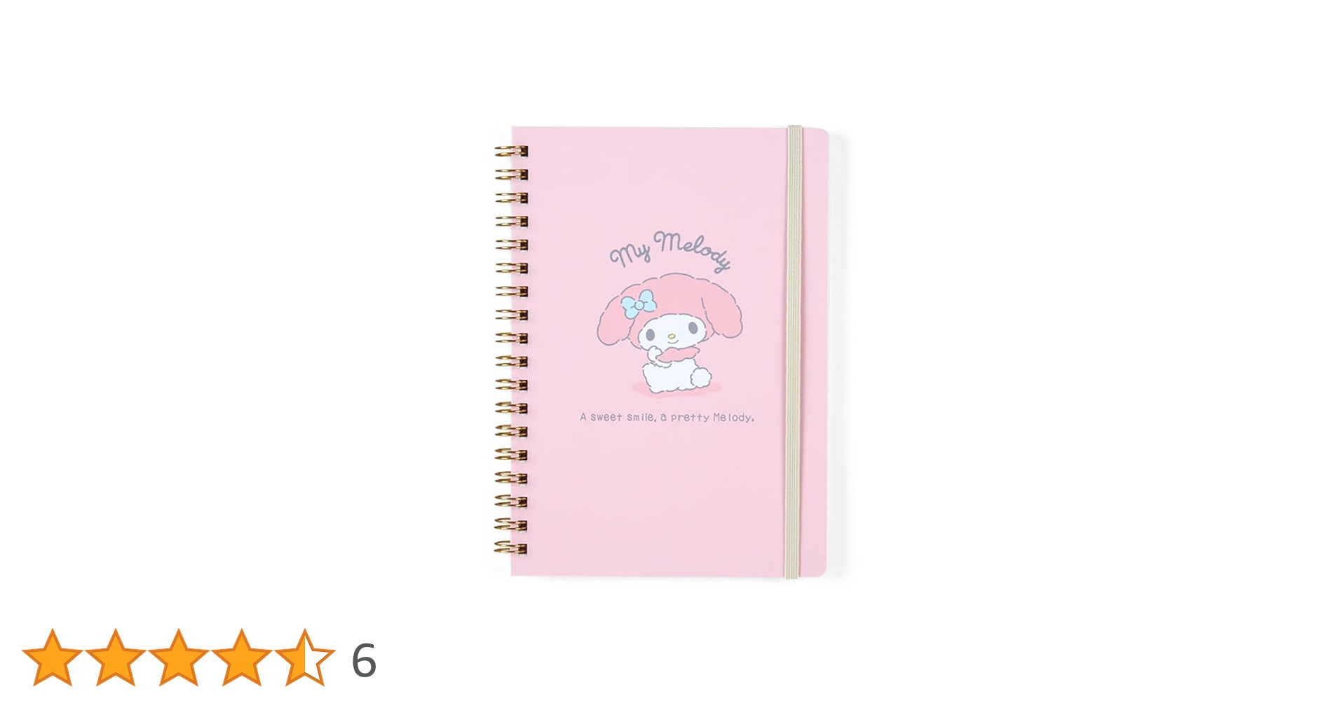 新品　未使用　マイメロディ　リングノート　ノートメモリー Amazon.co.jp: サンリオ(SANRIO) B6リングノート マイメロディ