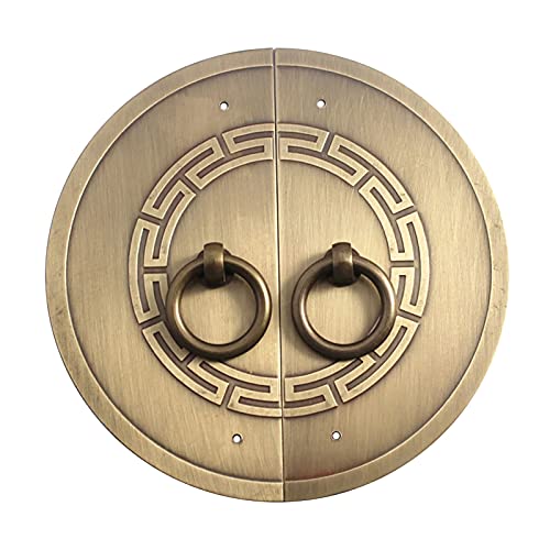Plaque arrière de bouton vintage pour meuble rétro Ø18cm - 2