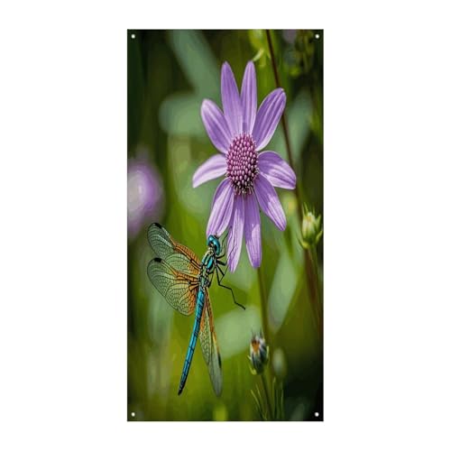 Bannière vintage suspendre en toile 90x180 cm pour déco de porte