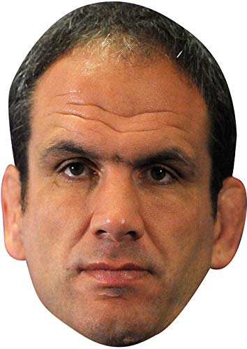 FoxyPrintingMartin Johnson 2018 Sports Celebrity Cardboard Party Face Mask Fancy Dress