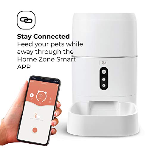Home Zone Pet Automatic Feeder - Smart Wireless Pet Feeder for Small Dogs and Cats, 6L - Image 3