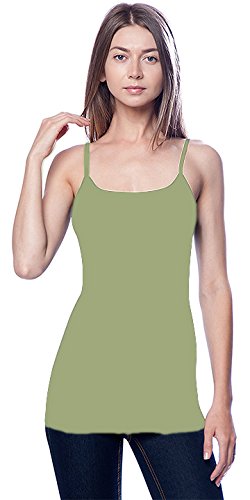 4 Pack Active Basic Women's Basic Tank Top (M-H Gry/Lt Olv/Dst Lv/Bk)