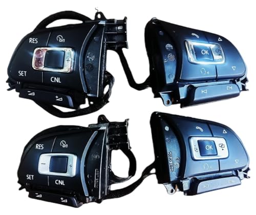 Boutons de volant OEM 5TD 959 442 finition High Light brillant pour mise à niveau Touran