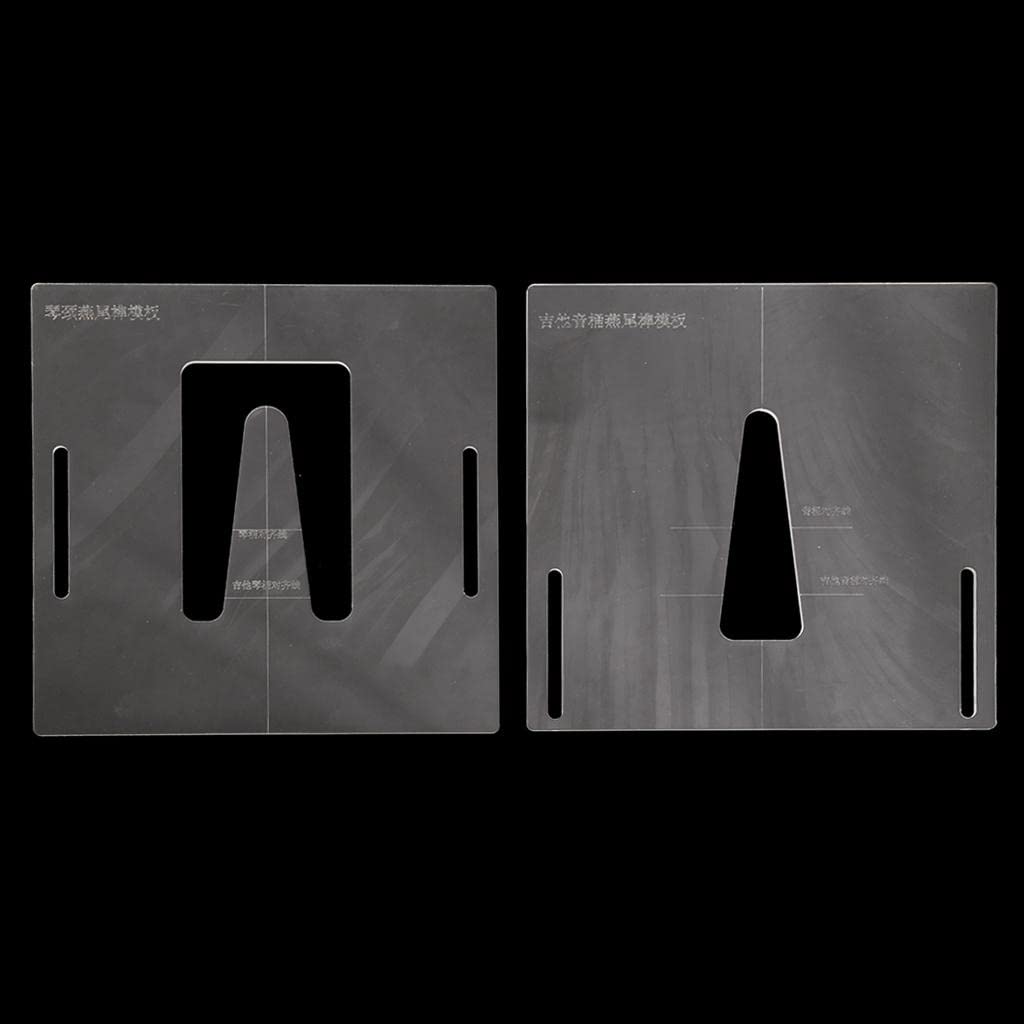 Generic Acoustic Neck Template Routing Set Accessories Music