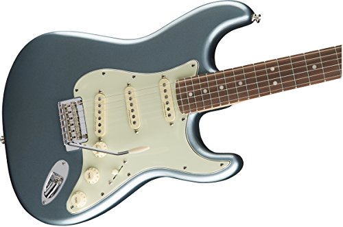 Fender 0147300362 Deluxe Roadhouse Stratocaster Guitare électrique en palissandre Bleu glace Mystique - Les Beatles, Paul McCartney, John Lennon, RIngo Starr, George Harrison Fender 0147300362 Deluxe Roadhouse Stratocaster Guitare électrique en palissandre Bleu glace Mystique – Image 5