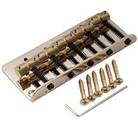 Amazon.co.jp: Wilkinson WBBC5 18mm 5弦ベースブリッジ ブラス