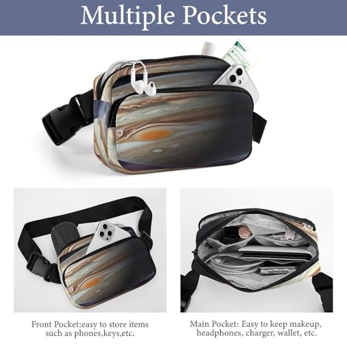 Sac banane léger et compact Jupiter doté d'une sangle réglable sport