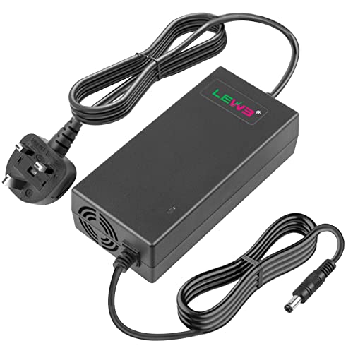LabTEC 54.6V 48V 2A Electric Bike Lithium Battery Charger for 48V 2A 13S Li-on Battery E-bike Electric Scooter Power Supply DC 5.5mm x 2.1mm
