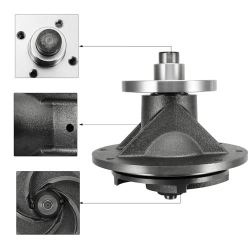 Image of AULINK RE53757 Water Pump For John Deere 6100 6100SE 6200 6200L 6200SE 6300 6300L 6300SE 6400 6400L 6400SE 6400SP 6500 6500L 6506 6600 6800 6900 7200 7220 7320 7400 7500 7600 7700 7800 R102847 RE41157