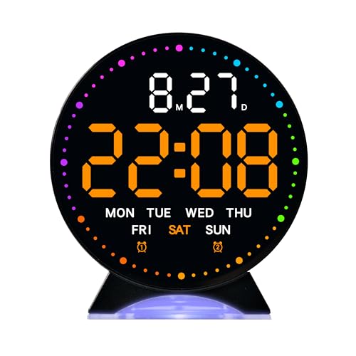 Danmukeji �f�W�^�����v �ڊo�܂����v ���킢���W�����v�b�O���A���� LED�f�W�^�����v�������������ʓ��t�T�I�t�B�X�Q���t�@�b�V�������^ �u�����v (���k�I�����W�F)