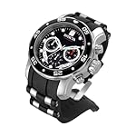 Invicta-Polyurethane-Pro-Diver-Chronograph-Black-Dial-Analog-Watch-for-Men-6977-Black-Band