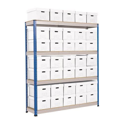Horison Industries Garage Racking with Boxes, Box Shelving U