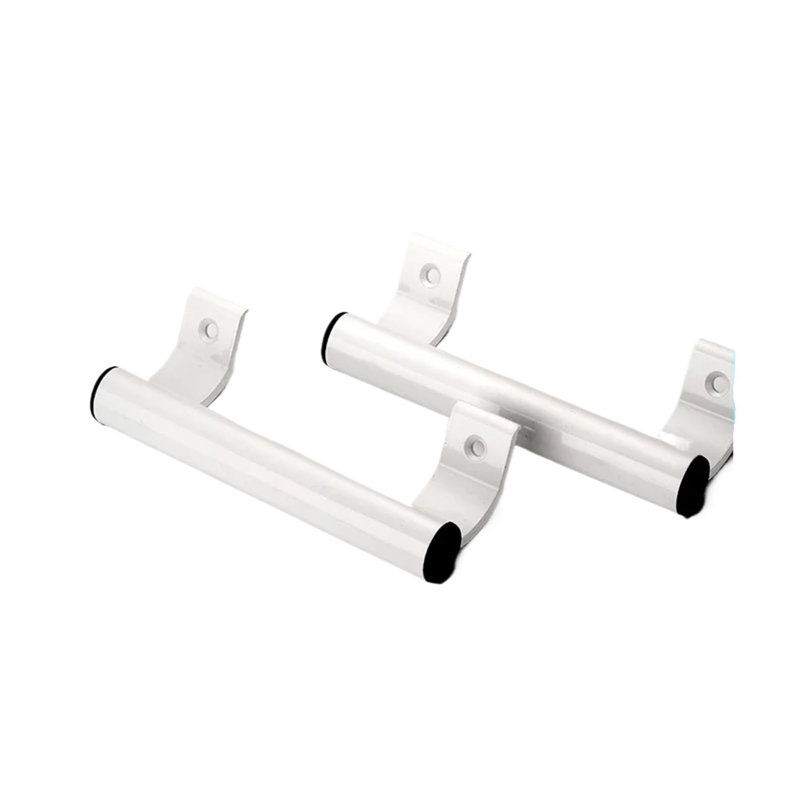 IKLAAQETBXPS 2PCS Aluminum Alloy Push Pull Handle for Balcony Sliding Doors Plastic Steel and Windows(White)