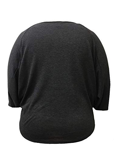 Image of LEEBE Women's Plus Size Dolman 3 /4 Sleeve Sweater