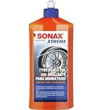 SONAX XTREME Gel de brillo para llantas y neumáticos (500 ml) Ultra Wet Look | N.° 02352410-544