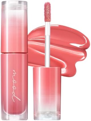 Peripera Ink Mood Glowy Tint | Lip-Plumping, Naturally Moisturizing, Lightweight, Glow-Boosting, Long-Lasting, Comfortable, Non-Sticky, No White Film (003 ROSE IN MIND)