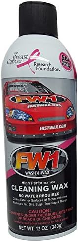 Waterless Wash & Wax Polish with Carnauba (12oz) by Fast Wax (2 cans)