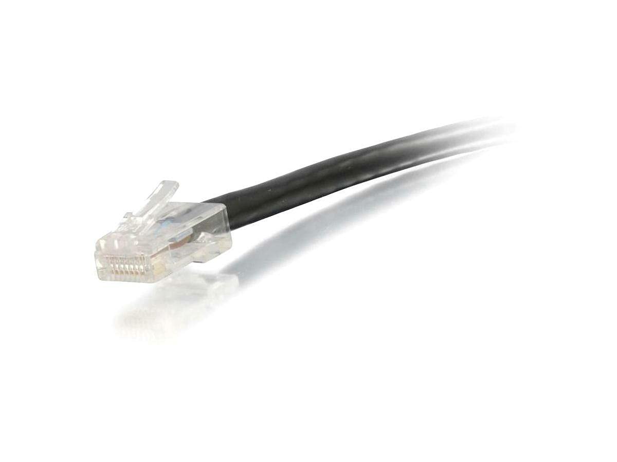 C2G 24395 Cat5e Cable - Non-Booted Unshielded Ethernet Network Patch Cable, Black (50 Feet, 15.24 Meters)