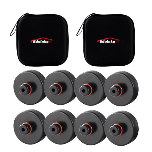 Edulnke Lifting Jack Pads Replacement, Upgraded Rubber Sturdy Jack Stands ...