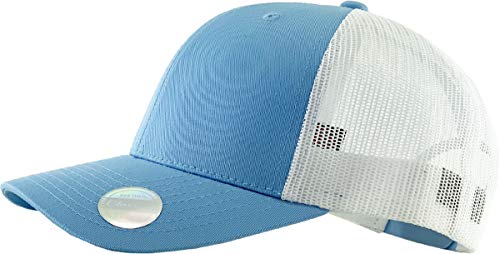 Image of Classic 6 Panel Cotton Twill Mesh Trucker Cap Hat Adjustable Snapback Hat