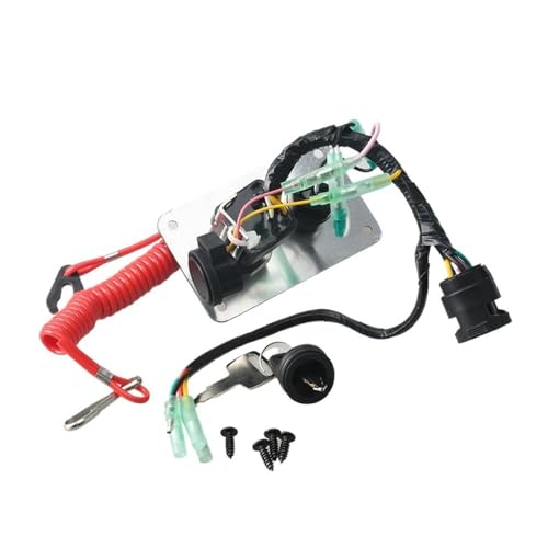 Panneau de commutateur à clé 704-82570-08 pour boîtier de commande hors-bord