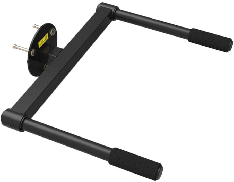 Barra de dominadas para gimnasio en casa, barra paralela universal para entrenamiento de fuerza, barra de dominadas para gimnasio en casa, barra de dominadas resistente para marco (Negro-50*30cm)