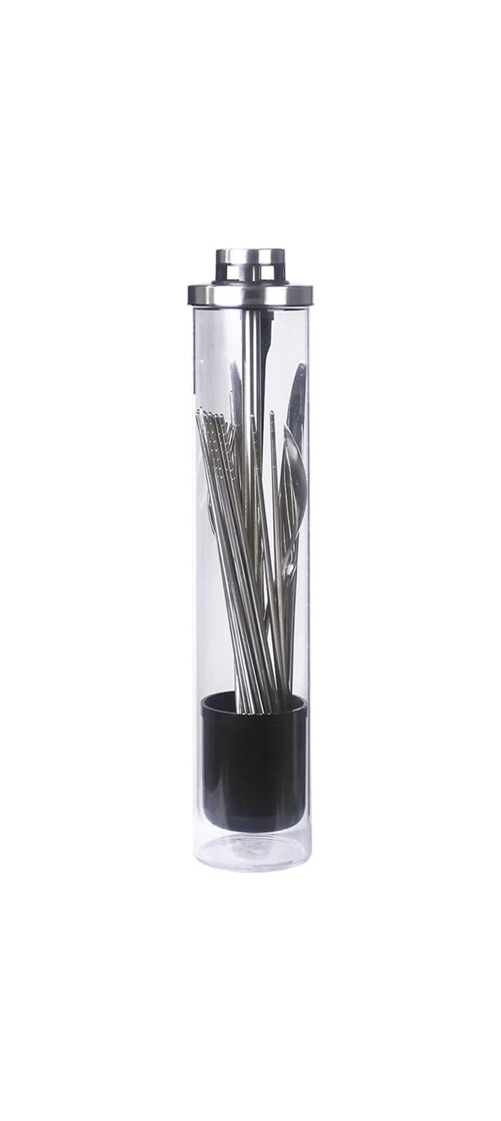 FGJsfhrDTU Cutlery drainer, High Borosilicate Glass Kitchen Utensils Chopsticks Creative Storage Spoon Basket