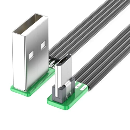 USB - �}�C�N�� USB �P�[�u�� 90 �x�G���{ �A�_�v�^�[�A����ꂽ�X�y�[�X�ɕ֗�