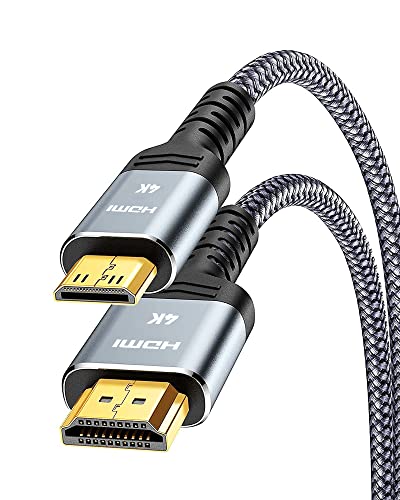 SNOWKIDS Mini HDMI auf HDMI Kabel 3Meter 4K Highspeed HDMI auf Mini HDMI Kabel 4K@60Hz 2K@120Hz Nylon Kabel, Unterst&uuml;tz 1080p,720p,3D,UHD,ARC,Ethernet,Hochgeschwindig keitskamera,HDTV,Monitor