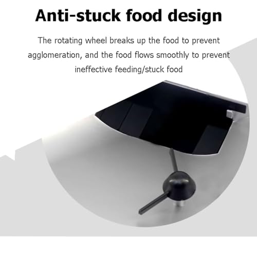 Alimentador automático de peces de 10 litros, dispensador inteligente alimentado por energía solar con pantalla LCD para racionamiento temporizado en acuarios y estanques