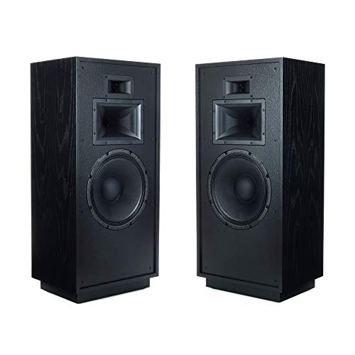 Klipsch Forte IV Heritage Premium Floorstanding Horn-Loaded Speakers in Black Ash