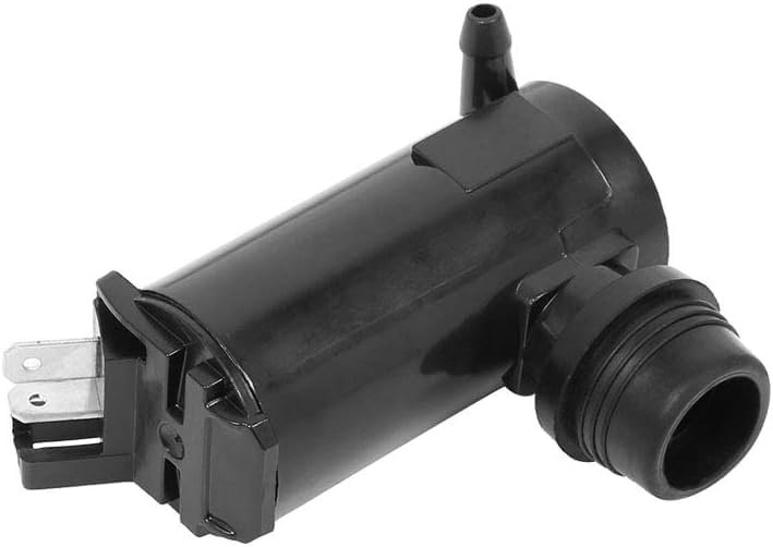 Windshield Washer Pump Motor – Compatible with Toyota 4Runner Corolla, for Suzuki Swift – OE Replacement 89001133, Front 2-Pin Plastic Pump, Easy Installation, Durable Black Body