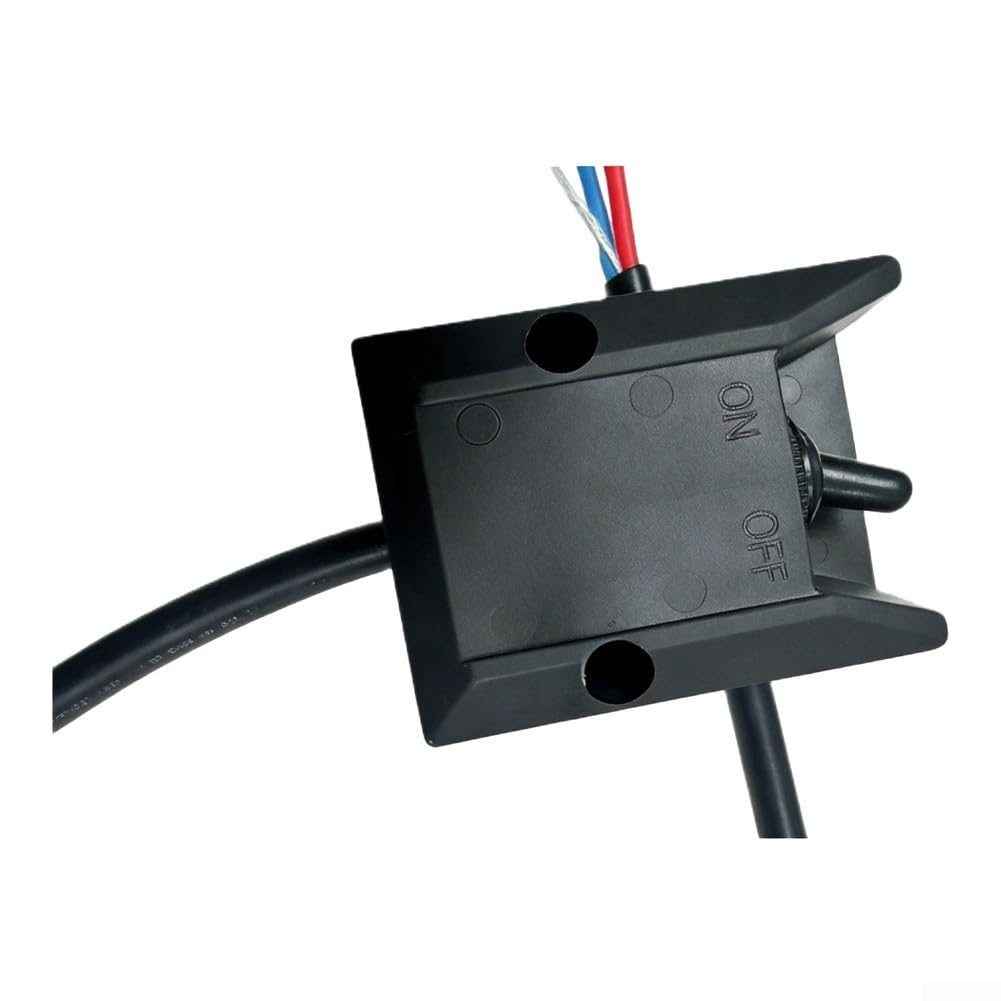 Interruptor basculante 12 V 30 A resistente al agua IP67 premontado