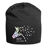 Spreadshirt Anita Girlietainment Pferd Low Poly Design Jersey-Beanie