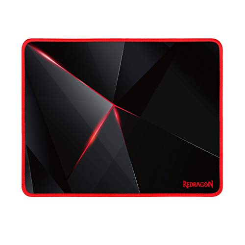 Redragon MOUSEPAD GAMER CAPRICORN 330x260x3MM P012, preto/vermelho