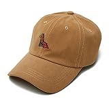 ARVORES Embroidered Baseball Cap Hat - Adjustable Cute Unisex Trucker Dad Hats for Women Men (Dinosaur_Camel)
