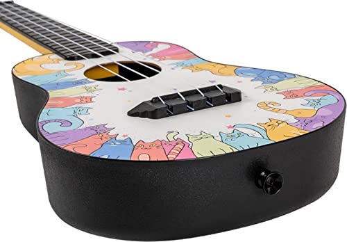 TUC ABS Concert Travel Ukulele – Kitty - Les Beatles, Paul McCartney, John Lennon, RIngo Starr, George Harrison TUC ABS Concert Travel Ukulele - Kitty – Image 8